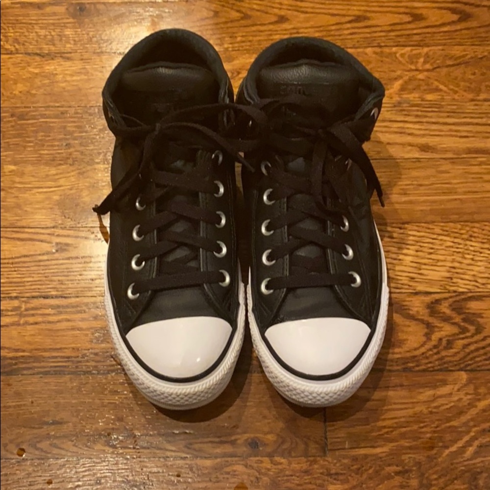 Leather Converse